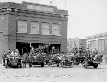 Station 13 Group Photo - Arthur Rosemeyer 1926 Front